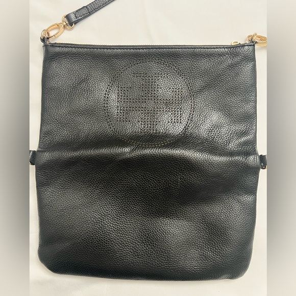 Tory Burch leather fold over crossbody. - Picture 3 of 12